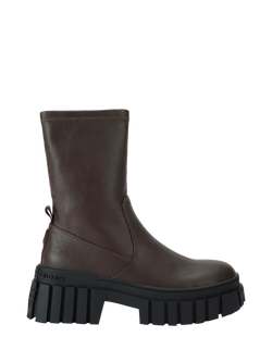 KG Kurt Geiger Tegan 2 Sock Chunky Ankle Boots, Brown