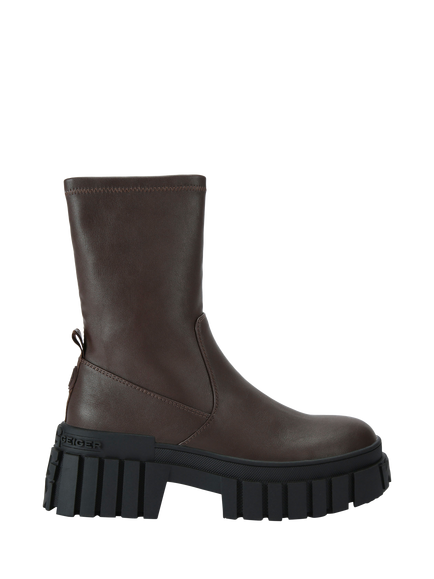 KG Kurt Geiger Tegan 2 Sock Chunky Ankle Boots, Brown
