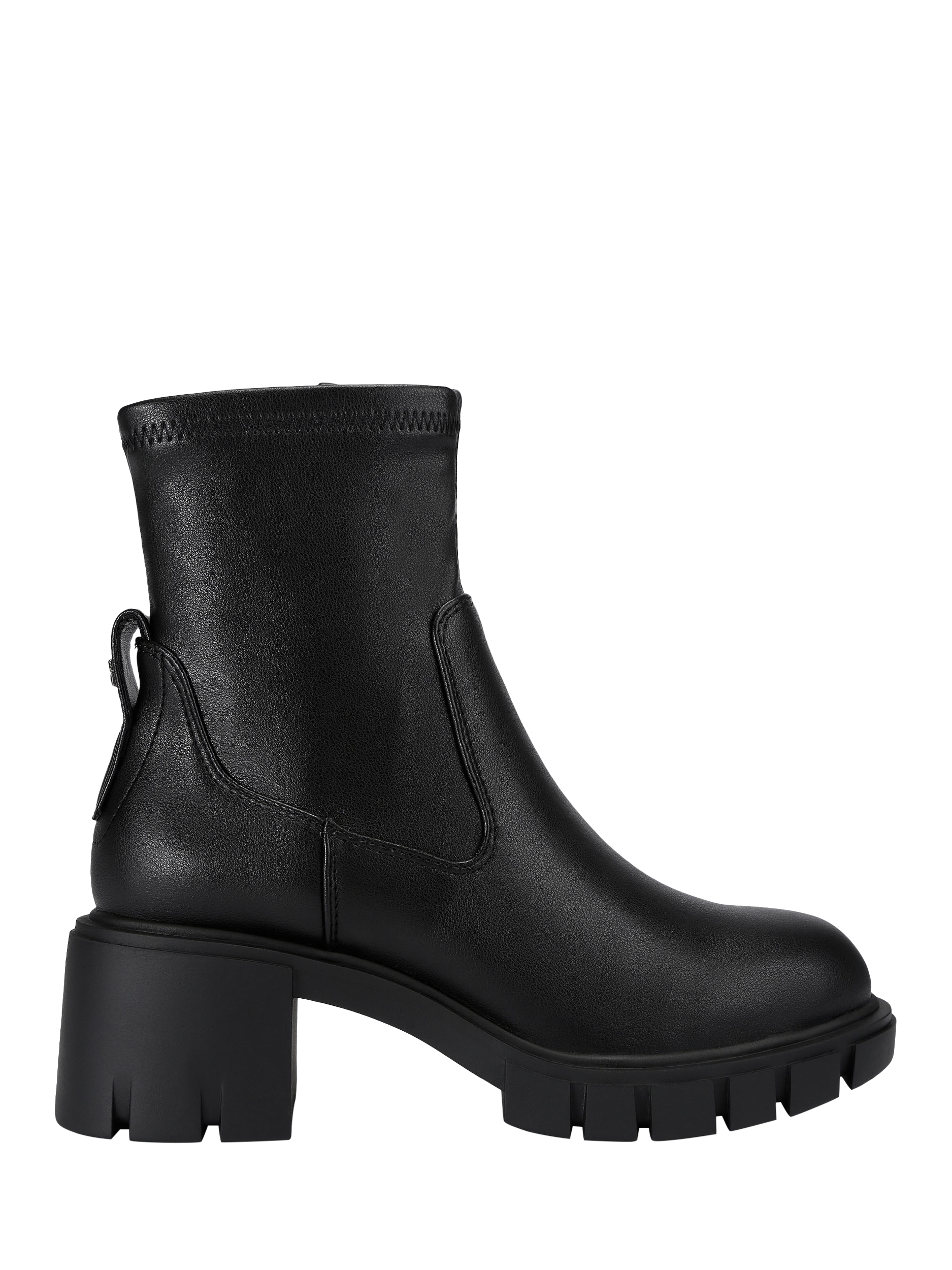Product image 1 of 4, which shows KG Kurt Geiger True Sock Ankle Boots, Black, 3