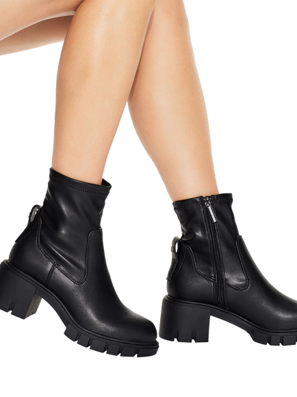 KG Kurt Geiger True Sock Ankle Boots, Black - view 2, Black