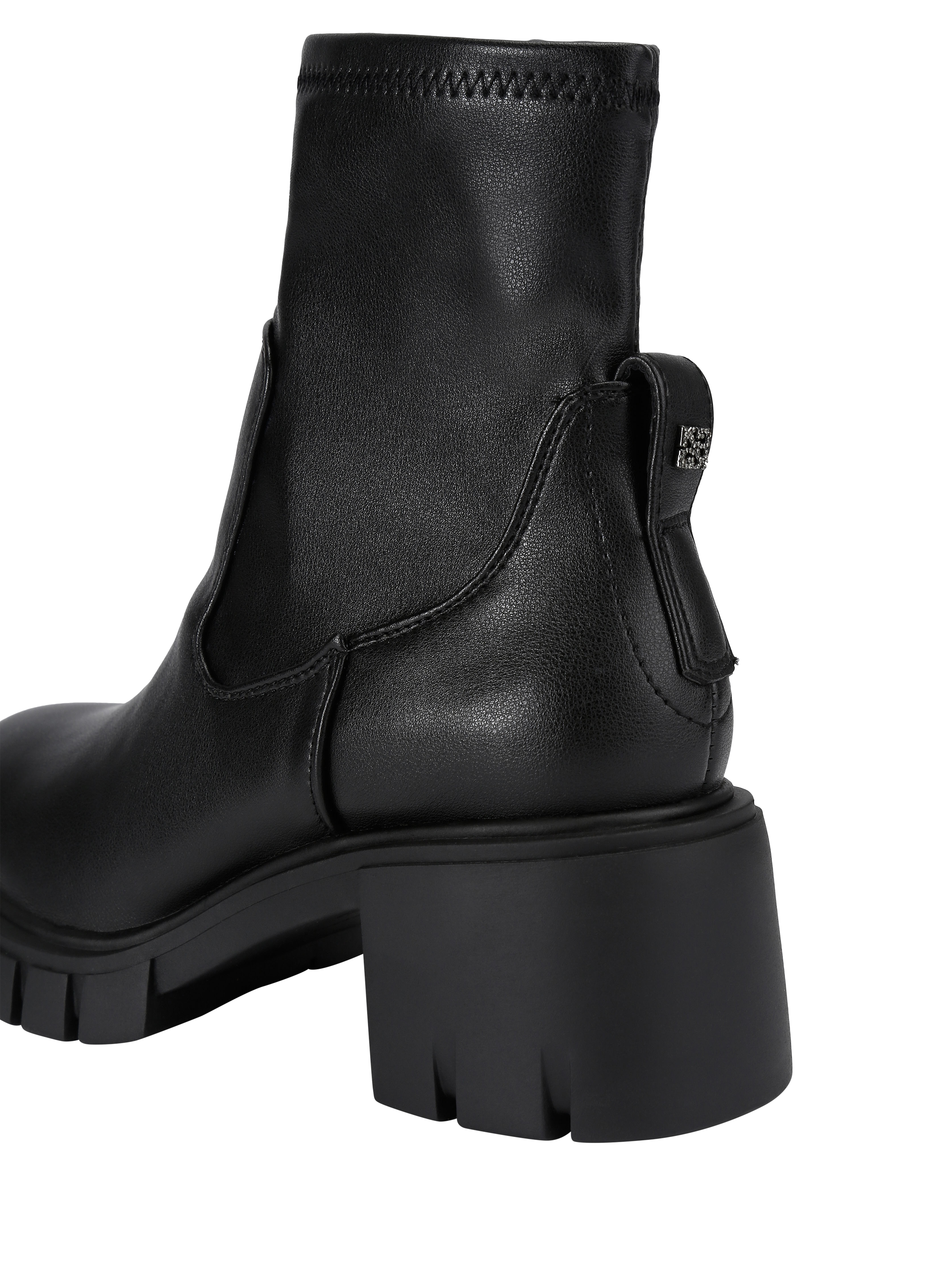Product image 4 of 4, which shows KG Kurt Geiger True Sock Ankle Boots, Black, 3