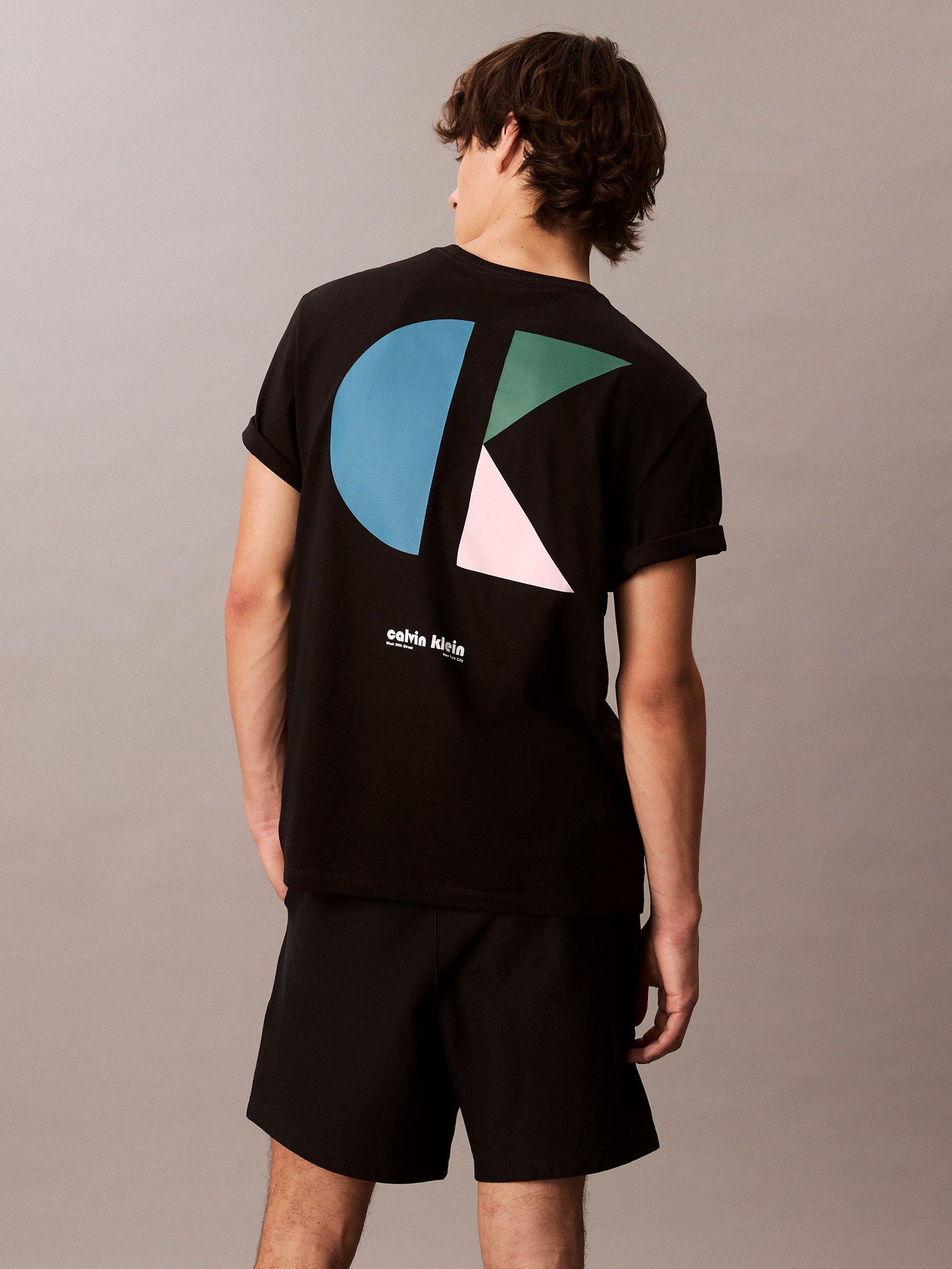 Product image 2 of 6, which shows Calvin Klein Bauhaus Cotton T-Shirt, Black, XS