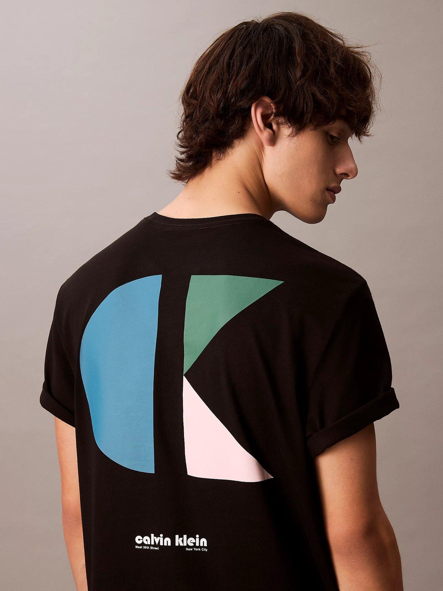 Product image 5 of 6, which shows Calvin Klein Bauhaus Cotton T-Shirt, Black, XS