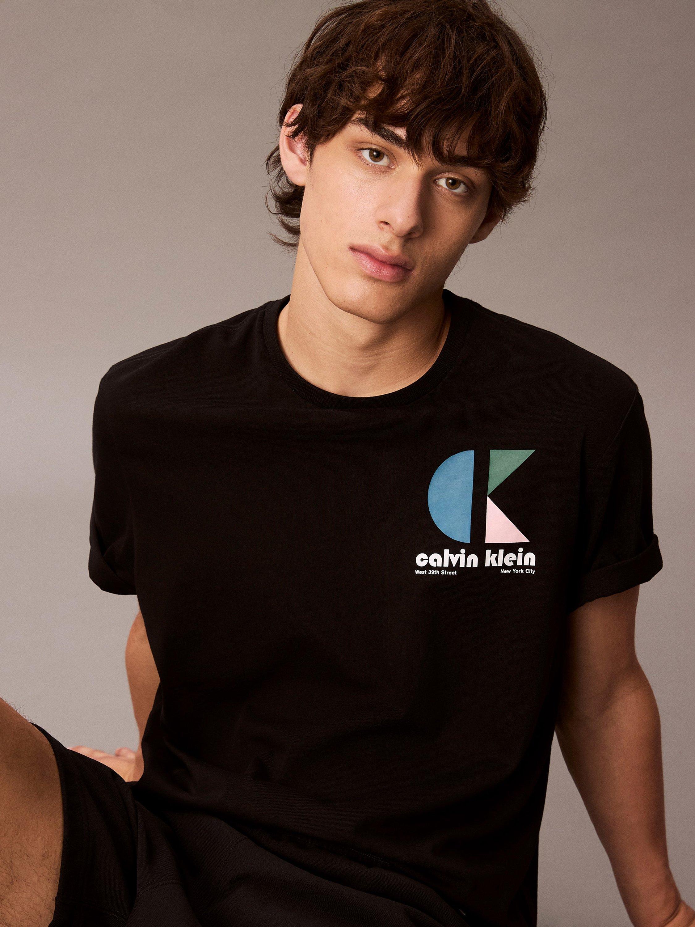 Product image 6 of 6, which shows Calvin Klein Bauhaus Cotton T-Shirt, Black, XS