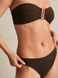 Reiss Carina Bandeau Bikini Top, Chocolate