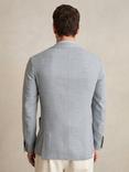 Reiss Aphrodite Single Breasted Blazer, Soft Blue