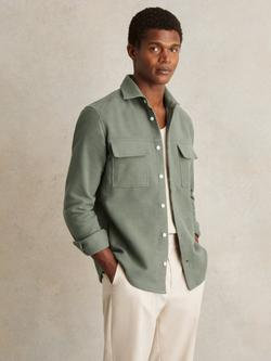 Reiss Camber Regular Fit Cotton Shirt, Green
