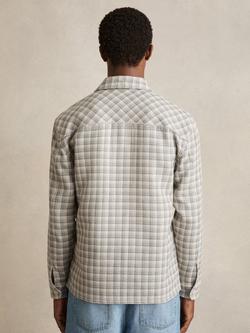 Reiss Ribona Check Shirt - view 2, Light Grey