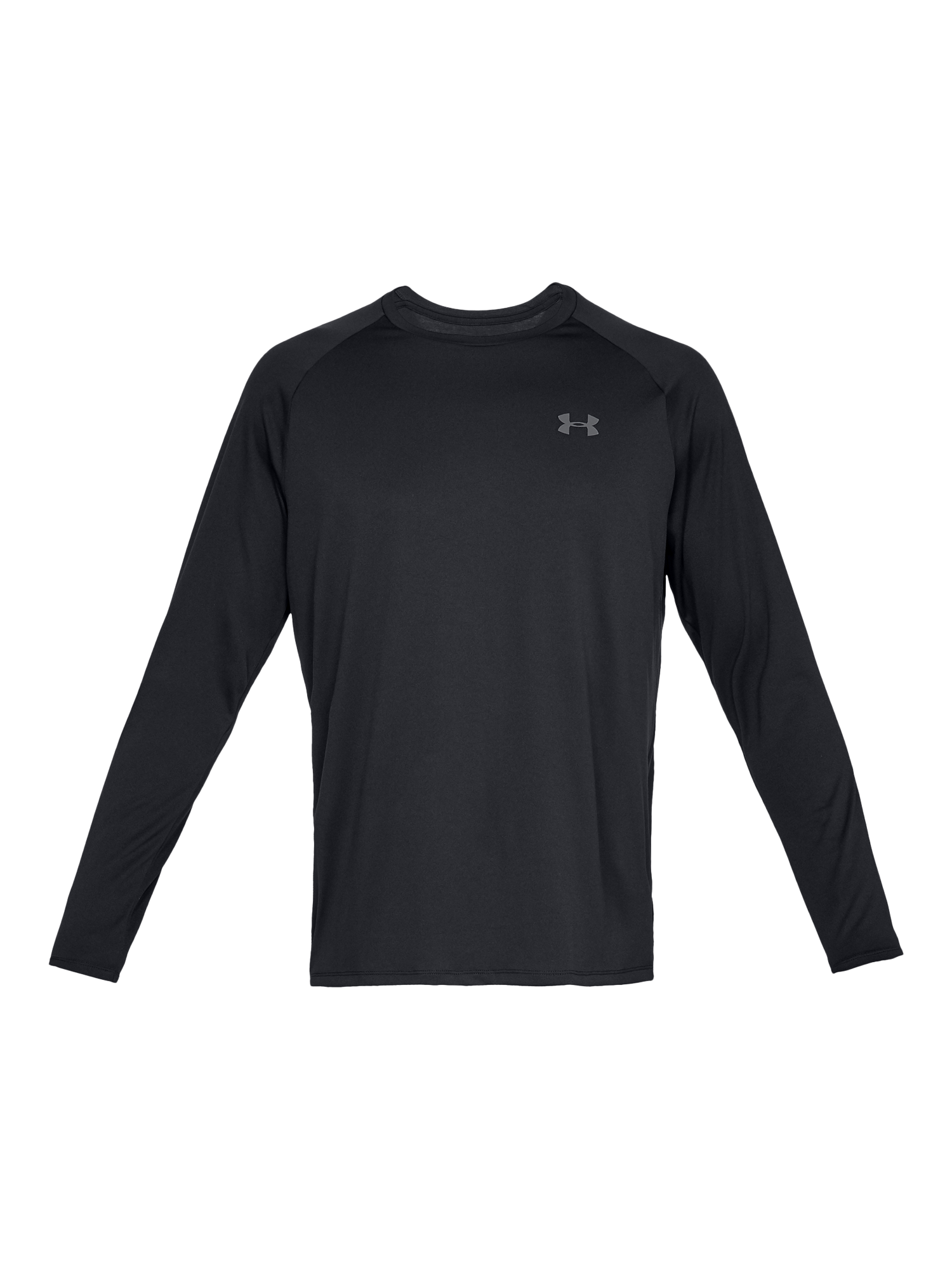 Product image 5 of 5, which shows Under Armour Tech 2.0 Long Sleeve T-Shirt, Black /Graphite, S