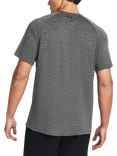 Under Armour Tech Textured Short Sleeve T-Shirt, Castlerock/ Black