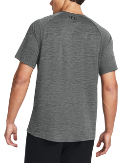 Under Armour Tech Textured Short Sleeve T-Shirt - view 2, Castlerock/ Black