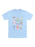 Brand Threads Peppa Pig Splash T-Shirt, Blue/Multi