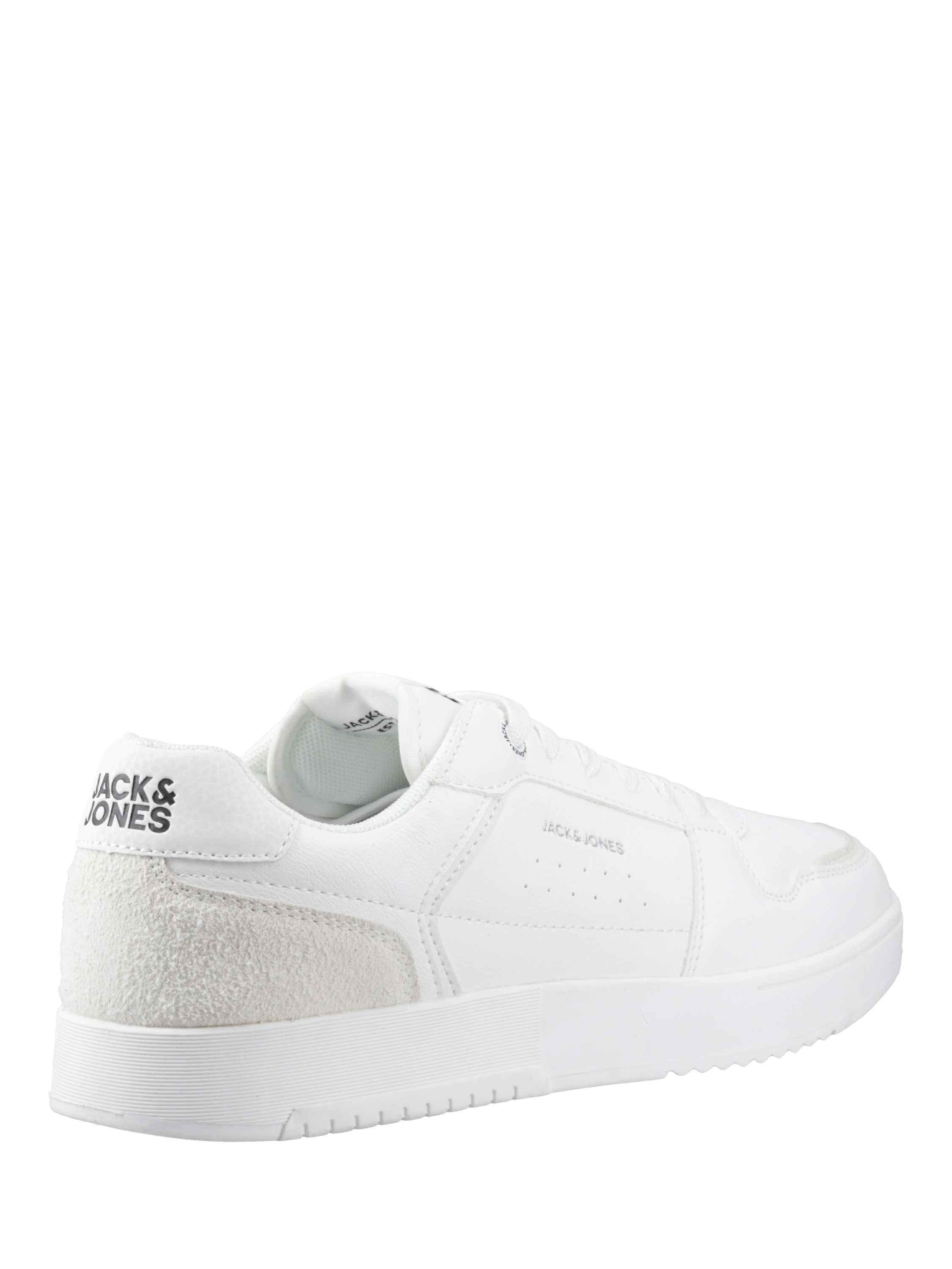 Product image 3 of 5, which shows Jack & Jones Ealing Low Top Trainers, White, 7