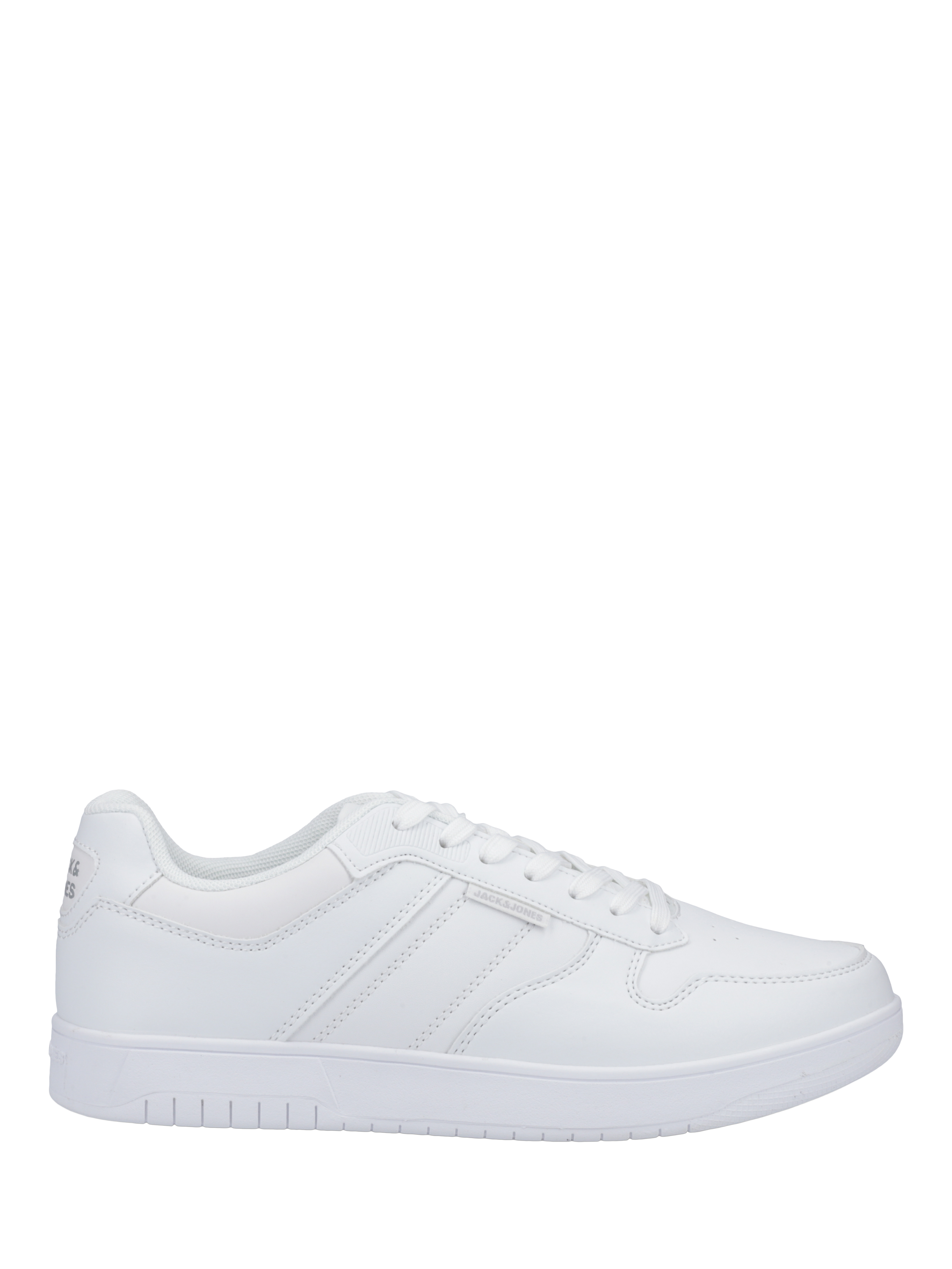 Product image 1 of 4, which shows Jack & Jones Jam Low Top Trainers, White, 7