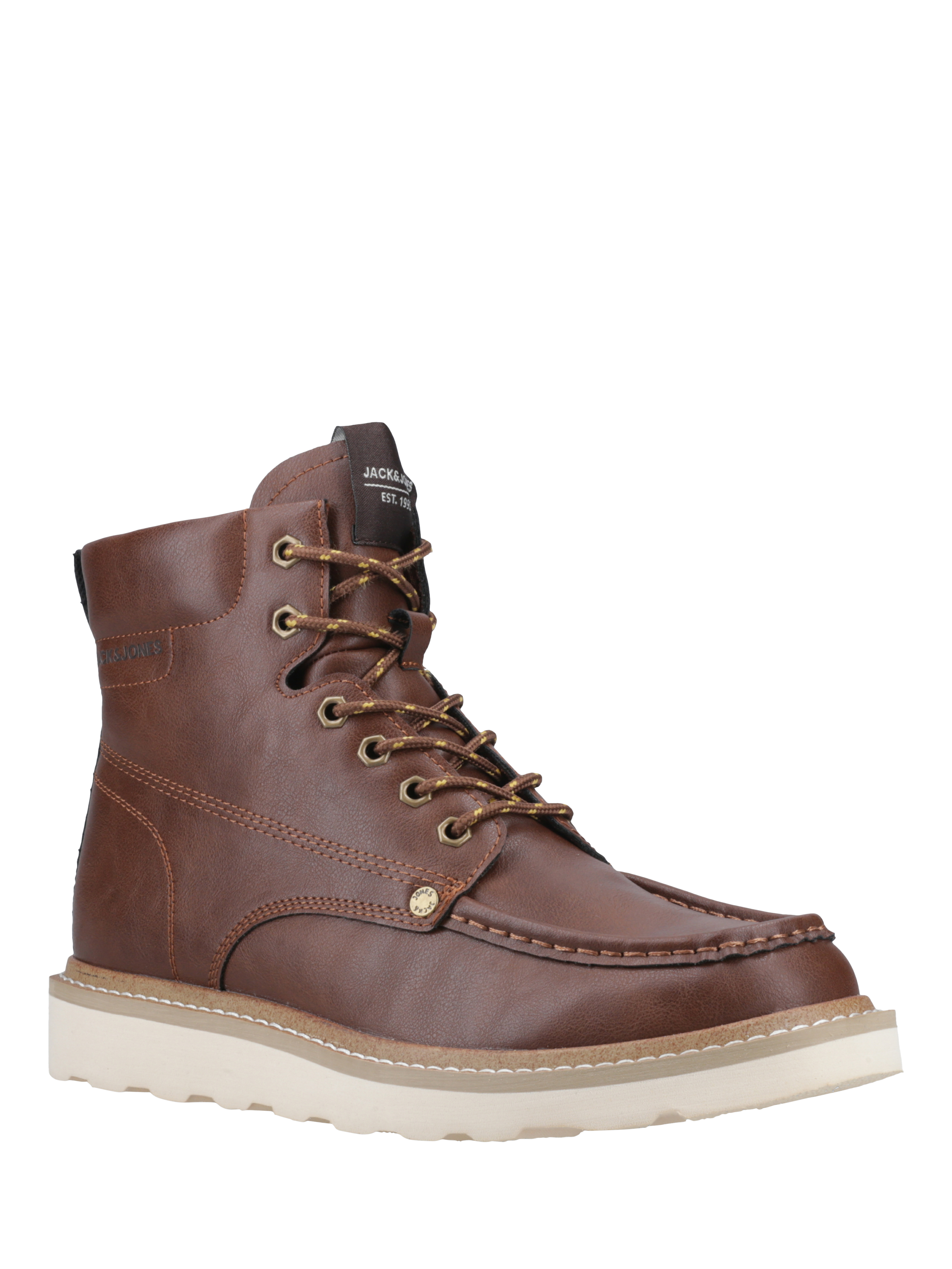 Product image 2 of 5, which shows Jack & Jones Archway Ankle Boots, Brown, 7