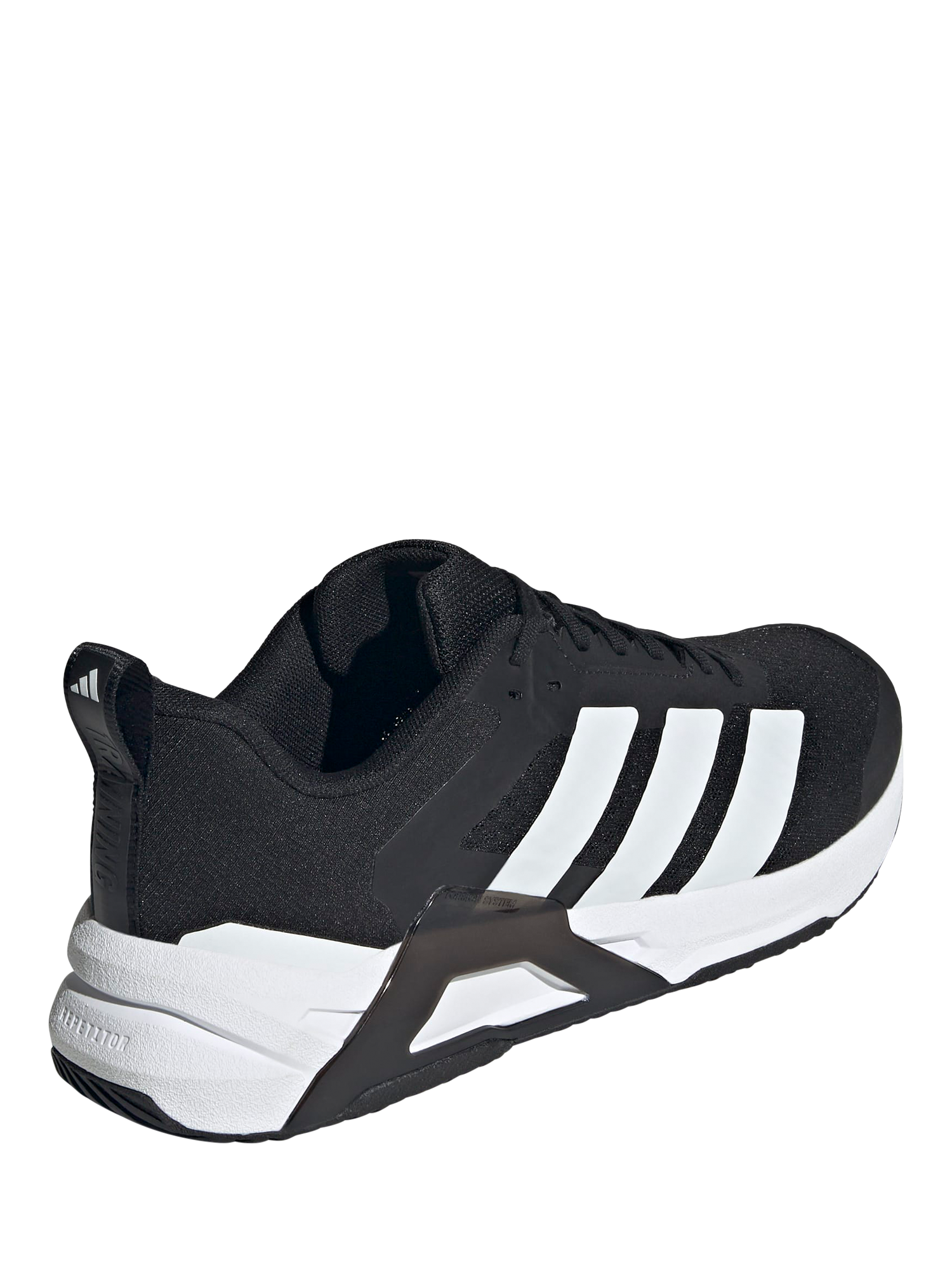 Product image 3 of 10, which shows adidas Men's Dropset Control Training Shoes, White/Black, 7
