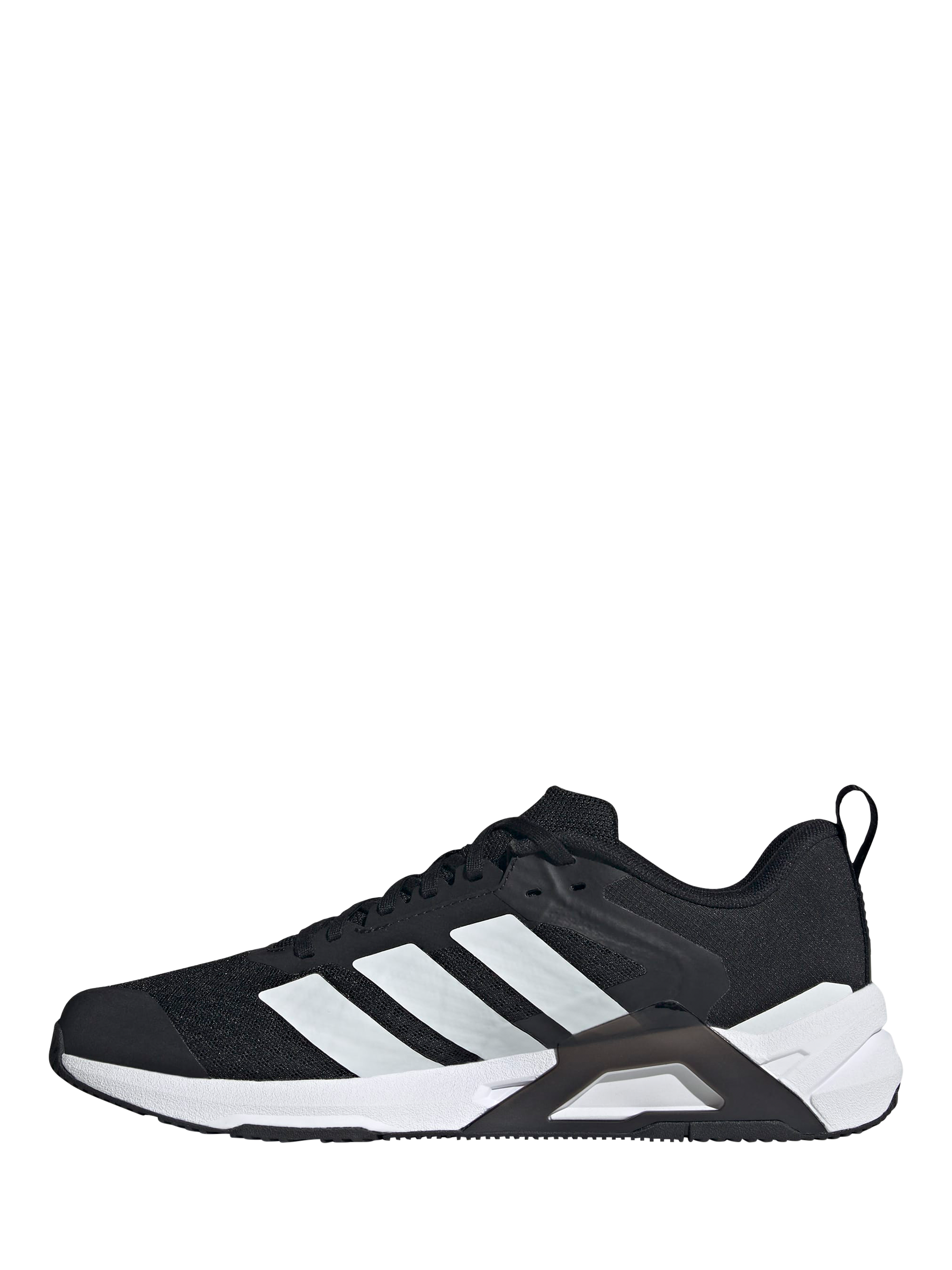 Product image 6 of 10, which shows adidas Men's Dropset Control Training Shoes, White/Black, 7