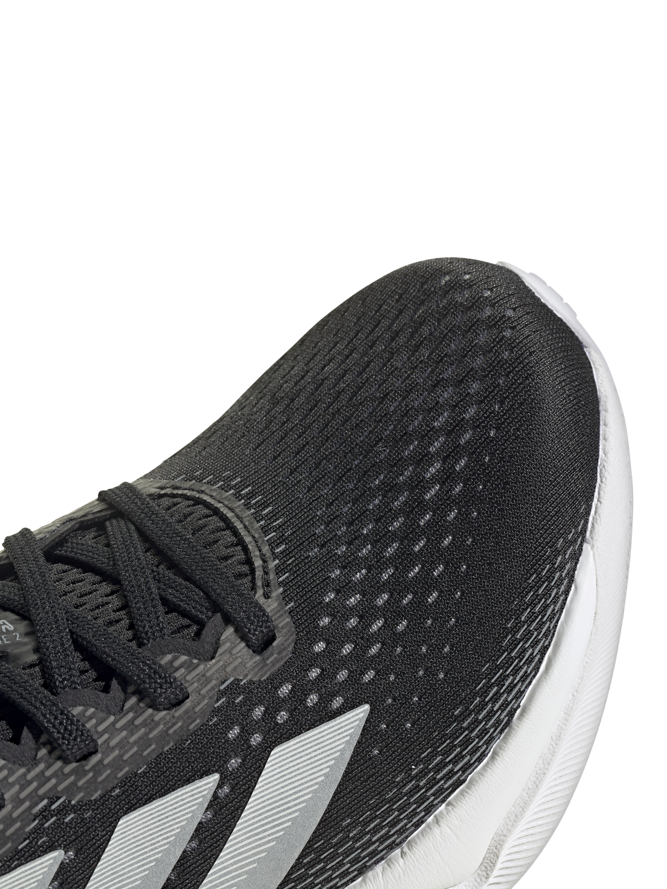 Product image 7 of 8, which shows adidas Women's Supernova Stride Running Shoes, Black/White, 4