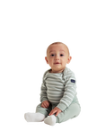 Polarn O. Pyret Baby's Cotton Babygrow, Green