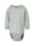 Polarn O. Pyret Baby's Cotton Babygrow, Green