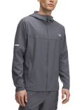 Under Armour Men's Tech Utility Water Resistant Jacket, Castlerock / White