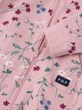 Polarn O. Pyret Baby Cotton Floral Print Romper, Pink