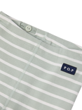 Polarn O. Pyret Baby's Stripe Leggings, Green