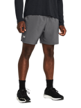 Under Armour Men's 7" Launch Running Shorts, Castlerock / White