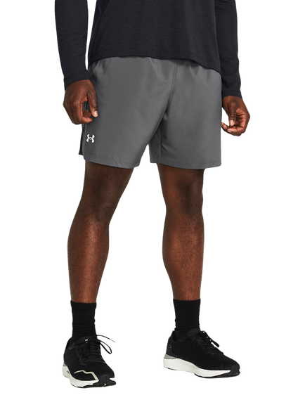 Under Armour Men's 7" Launch Running Shorts, Castlerock/White, Castlerock / White
