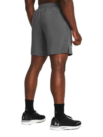 Under Armour Men's 7" Launch Running Shorts, Castlerock/White - view 2, Castlerock / White