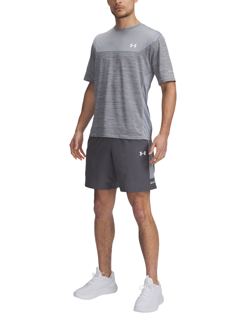 Product image 4 of 4, which shows Under Armour Men's Tech Utility Shorts, Castlerock / Steel, S