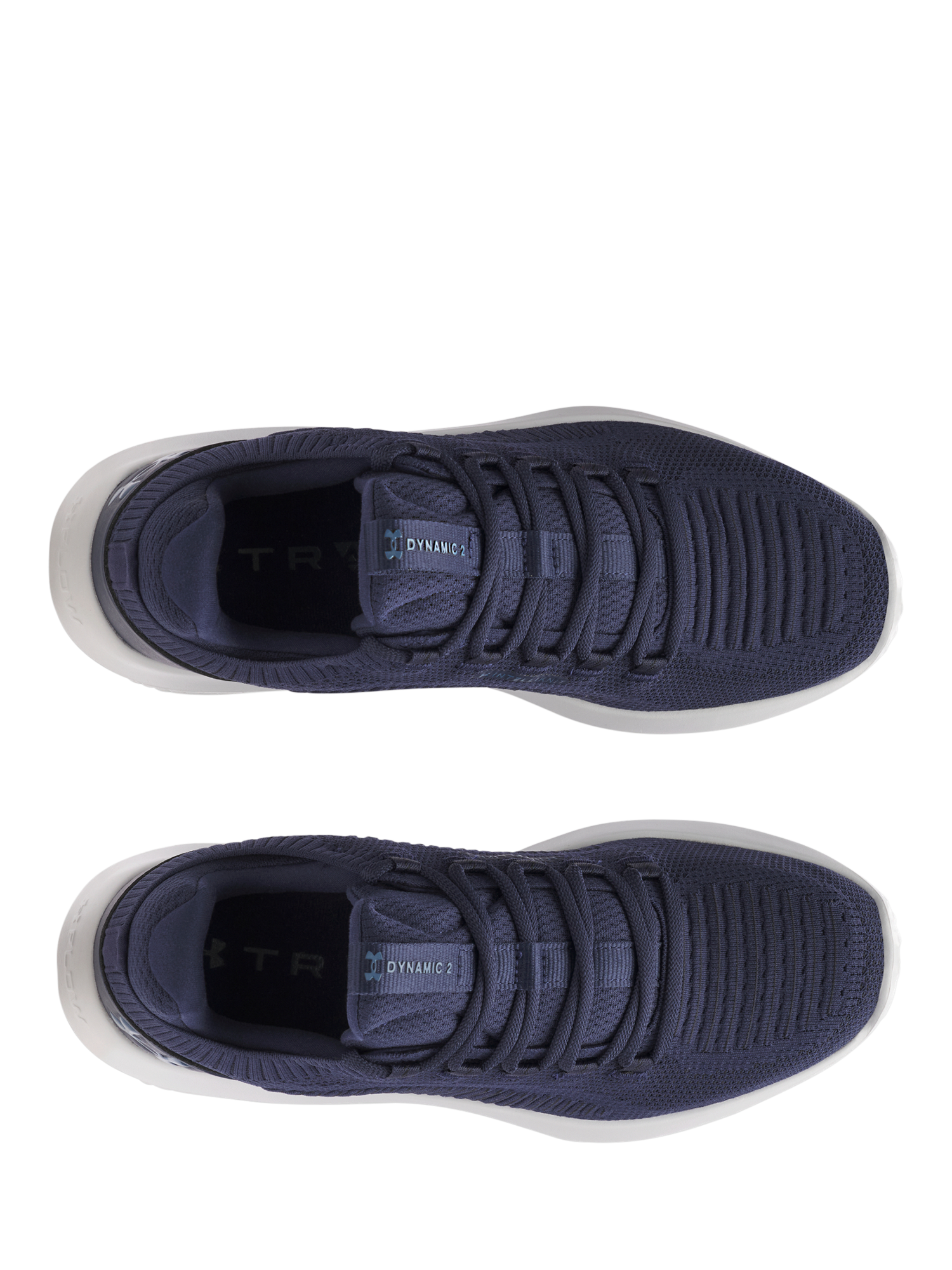 Product image 3 of 5, which shows Under Armour Dynamic Training Shoes, Navy / Distant Gray, 7