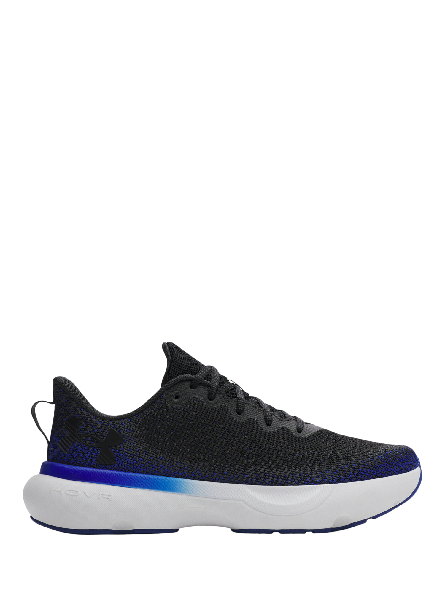 Product image 1 of 4, which shows Under Armour Infinite 2 Running Shoes, Black / Royal, 7