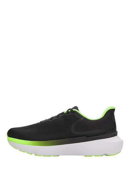 Under Armour Infinite Pro 2 Running Shoes, Black / Hyper Green - view 2, Black / Hyper Green