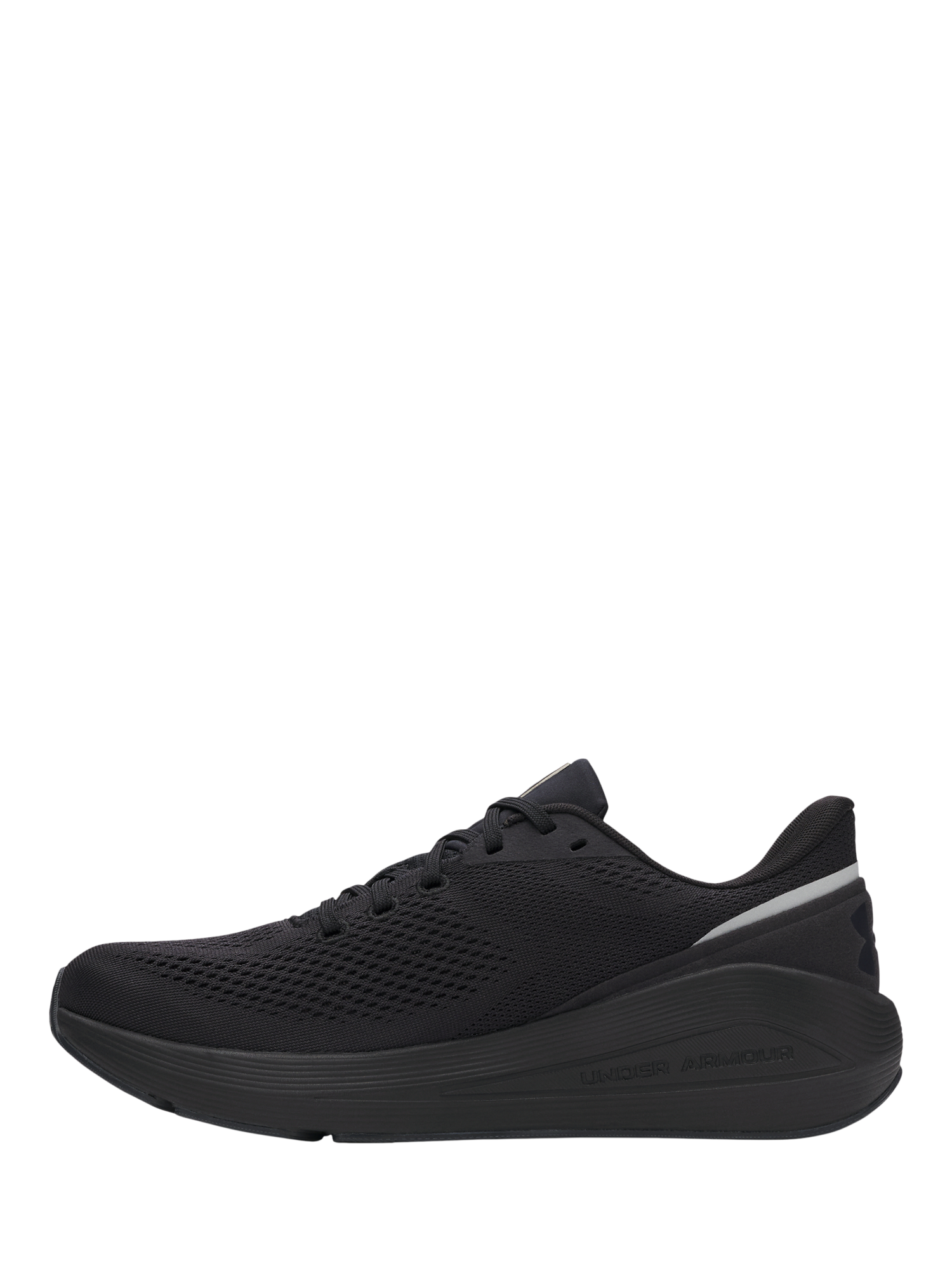Product image 5 of 5, which shows Under Armour Men's Sonic 7 Running Shoes, Black / Anthracite, 8