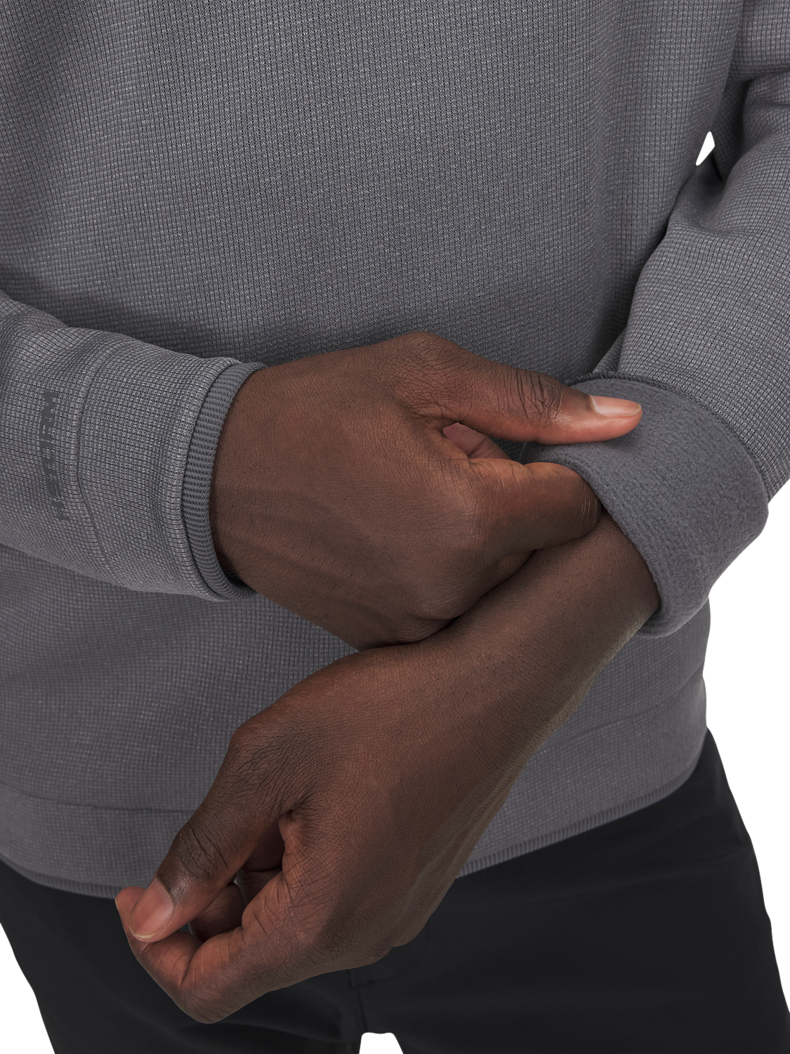 Product image 3 of 3, which shows Under Armour Crew Neck Fleece Jumper, Castlerock, S