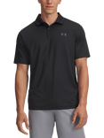 Under Armour Matchplay Short Sleeve Polo Shirt, Black / Anthracite