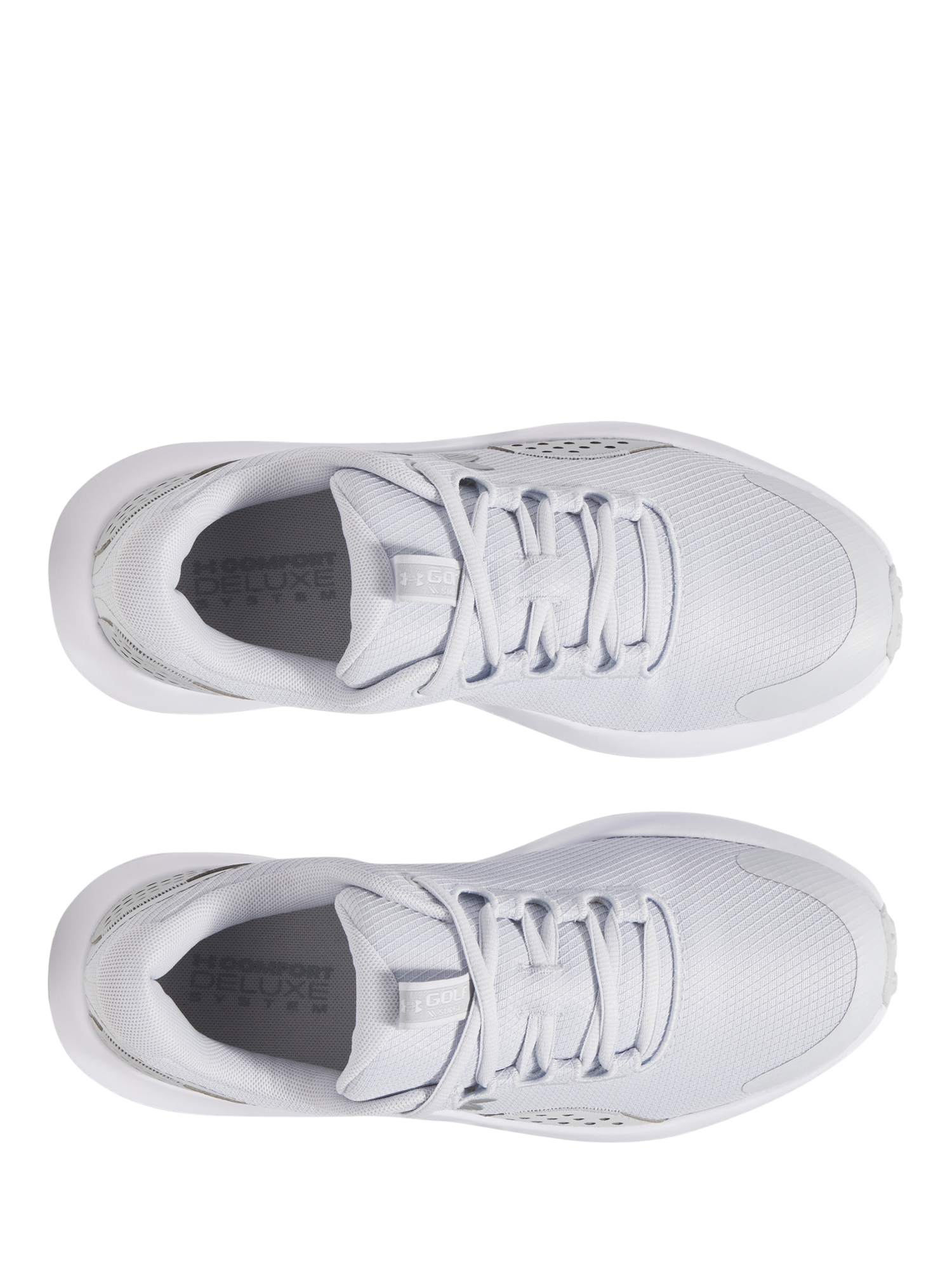 Product image 5 of 5, which shows Under Armour Surge Golf Shoes, Halo Gray / Silver, 7