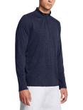 Under Armour UA Tech Textured 1/2 Zip Top, Navy / Black