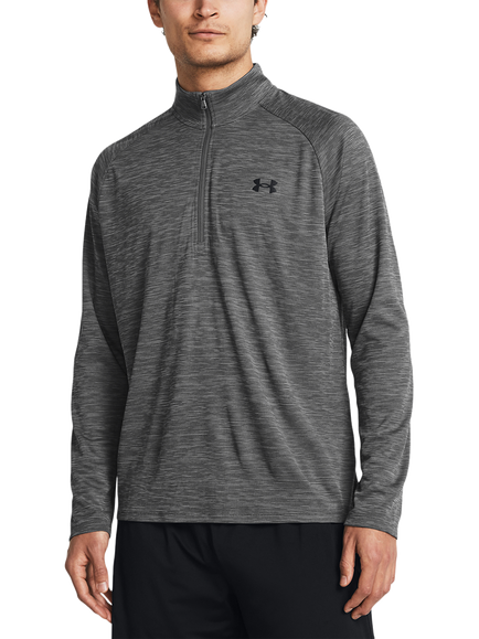 Under Armour UA Tech Textured 1/2 Zip Top, Castlerock / Black