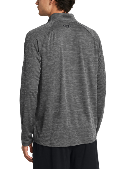 Under Armour UA Tech Textured 1/2 Zip Top - view 2, Castlerock / Black