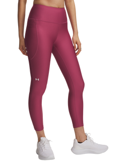 Under Armour Tech Hi Ankle Leg HeatGear Leggings, Dusk / White