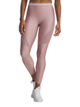 Under Armour HeatGear Rib Leggings, Pink / White