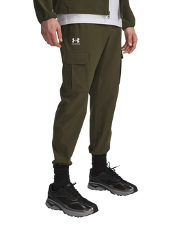 Under Armour Vibe Woven Cargo Trousers, Green/White, Green  / White