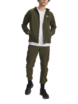Under Armour Vibe Woven Cargo Trousers, Green/White - view 2, Green  / White