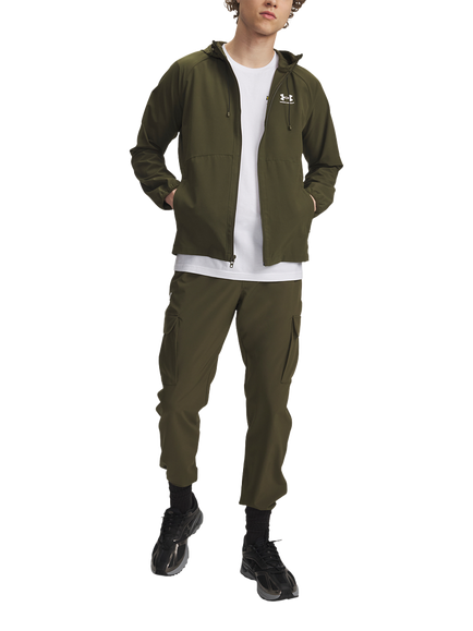 Under Armour Vibe Woven Cargo Trousers, Green/White - view 2, Green  / White