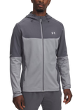 Under Armour Utility Woven Winterized Full Zip Jacket, Black / White