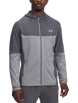 Under Armour Utility Woven Winterized Full Zip Jacket, Black / White, Black / White