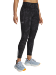 Under Armour Launch Print Ankle Grazer Leggings, Black / Reflective