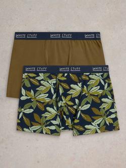 White Stuff Hove Cotton Blend Boxers, Pack of 2, Navy